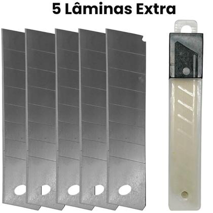 Imagem de Kit Base de Corte Dupla Face Multiuso Auto Regenerativa A4 30cm x 22cm Regua Metal 30cm Estilete Profissional Laminas Reservas