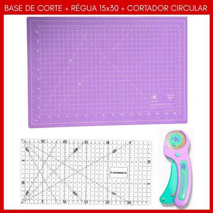 Imagem de Kit Base Princess A3 30x45 Cortador Circular e Régua 15x30