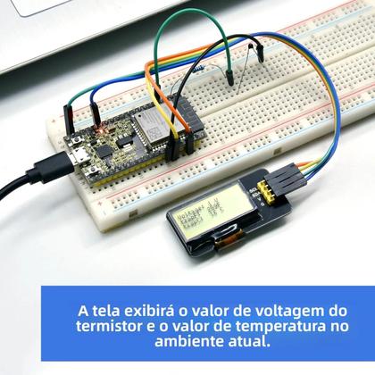 Imagem de Kit Básico De Aprendizado ESP32 Para Programação Arduino Python Componentes Eletrônicos Sensores