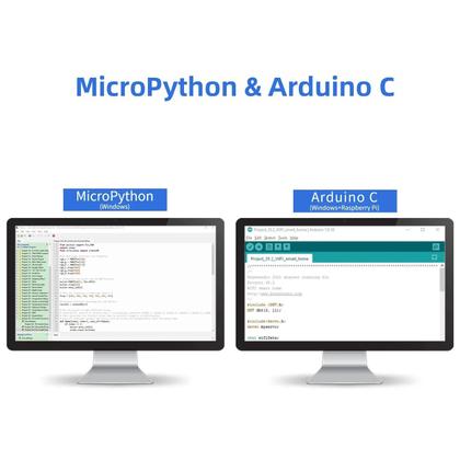 Imagem de Kit Básico De Aprendizado ESP32 Para Programação Arduino Python Componentes Eletrônicos Sensores
