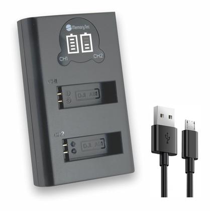 Imagem de Kit Bateria AB1 + Carregador Duplo AB1 Para DJI Osmo Action