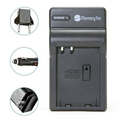 Imagem de Kit Bateria EN-EL23 + carregador para câmera digital e filmadora Nikon CoolPix P600, S810C