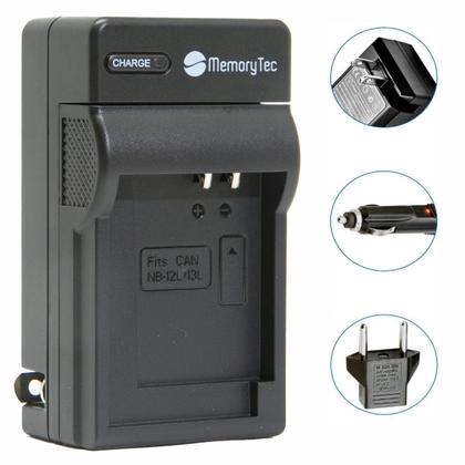 Imagem de Kit Bateria NB-13L + carregador para câmera digital e filmadora Canon PowerShot G5 X, G7 X, SX620, SX720 HS