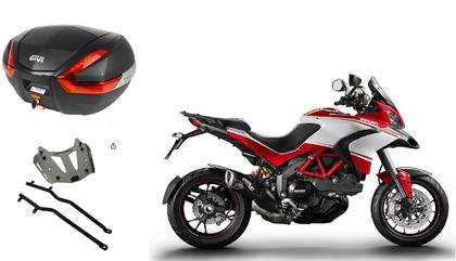 Imagem de Kit Bau Givi V47Nn+Suporte Sra7401 P Ducati Multistrada 1200