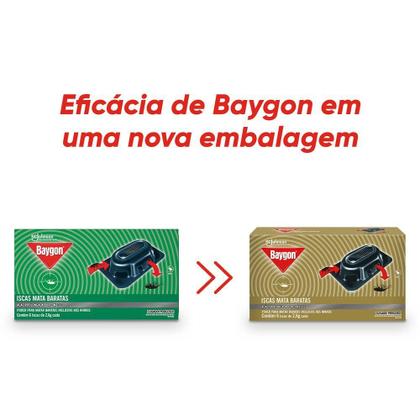 Imagem de Kit Baygon Inseticida Ultra 360ml + Isca Mata Baratas 6un