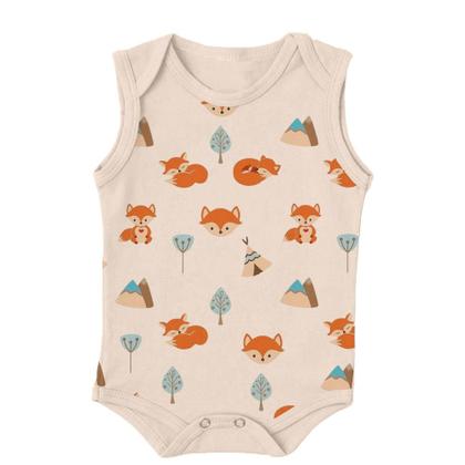 Imagem de Kit Bebê 3 Peças Body Regata Estampado Verão Menino Menina