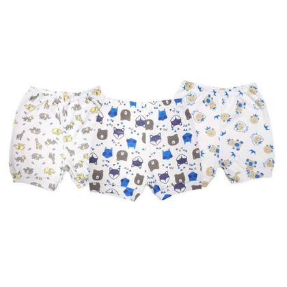 Imagem de Kit Bebê 4 Peças Body Curto Macacão e Shorts Estampado Verão