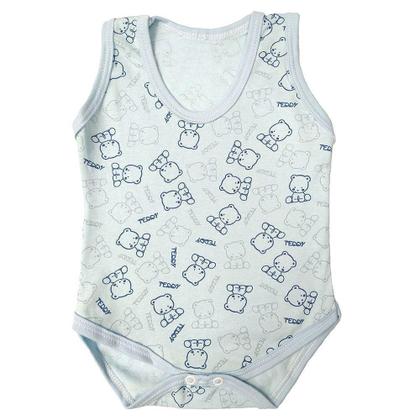Imagem de Kit Bebê 5 Pçs Body Regata Toalha Capuz e Kit Pente e Escova
