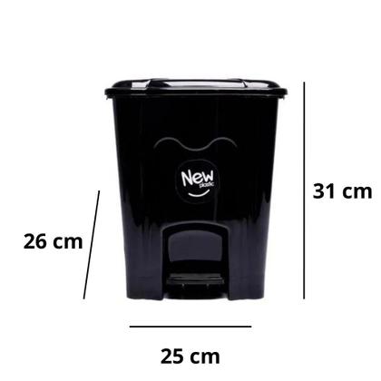 Imagem de Kit Bebê Cesto Roupa Telado Infantil 30 Litros e Lixeira Infantil 10 Litros Com Pedal Organizador Para Crianças