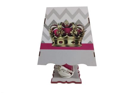 Imagem de Kit Bebe Decoração Coroa Quarto Menino Berço Maternidade Mdf