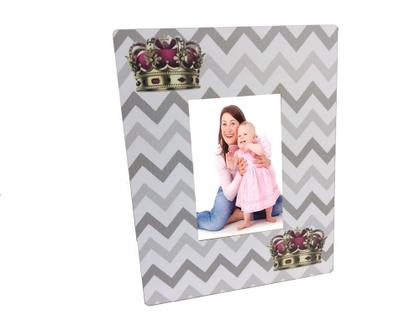 Imagem de Kit Bebe Decoração Coroa Quarto Menino Berço Maternidade Mdf