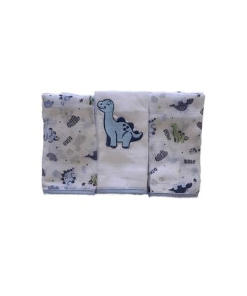 Imagem de Kit Bebê Fralda de Pano com Bainha + Paninho de Boca