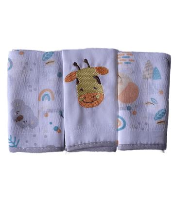 Imagem de Kit Bebê Fralda de Pano com Bainha + Paninho de Boca