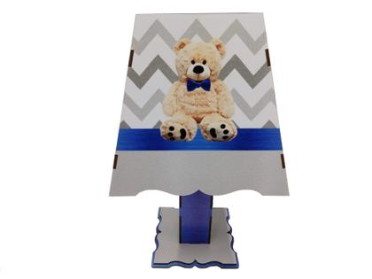 Imagem de Kit Bebe Higiene Nuvem Quarto Menino Com Trio De Quadros Mdf