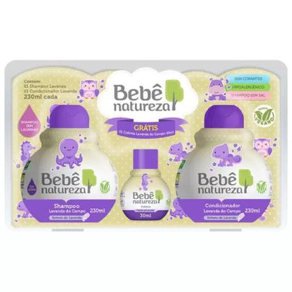 Imagem de Kit Bebê Natureza Lavanda Cond+Shampoo 230ML+Colônia 30ML