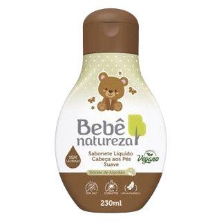 Imagem de Kit Bebê Natureza Shampoo Suave 230ml + Condicionador Suave 230ml  + Sabonete Liquido 400ml
