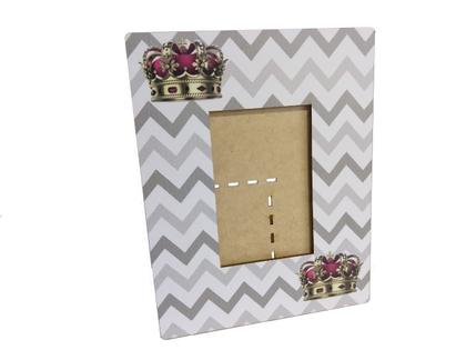 Imagem de Kit Bebe Quarto Menina Coroa Decoração Berço Maternidade Mdf