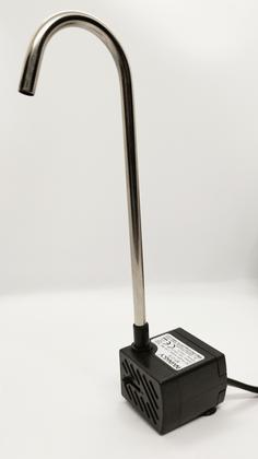 Imagem de Kit Bebedouro Para Gato Pet Fonte Bombinha Bivolt C/ Torneira Bica Inox