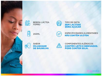Imagem de Kit Bebida Láctea UHT com 25g de Proteínas YoPRO