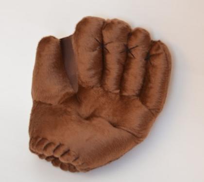 Imagem de Kit beisebol de pelúcia velboa 3 peças taco luva bola