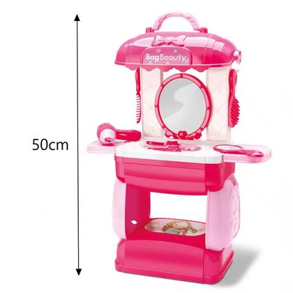 Imagem de Kit Beleza Bolsa Camarim Infantil Bag Beauty Bambola 822 Rosa