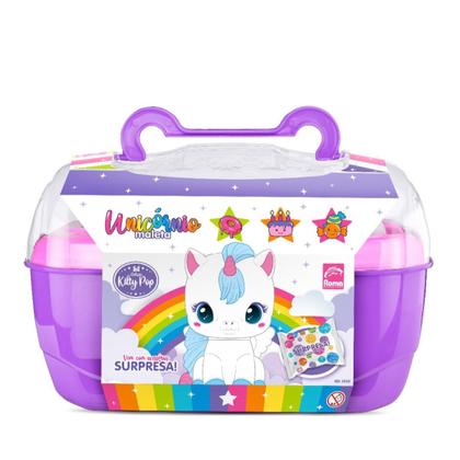 Imagem de Kit Beleza Mala Brinquedo Unicornio Acessório Pet 5900 Roma