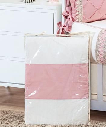 Imagem de Kit Berço Americano Menina Amanda Rose Blusch com Palha 10 Peças