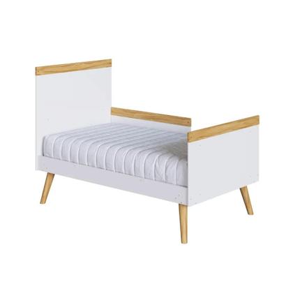 Imagem de Kit Berço e Cômoda Infantil Moveis Peroba Sky Retro MDF Ls