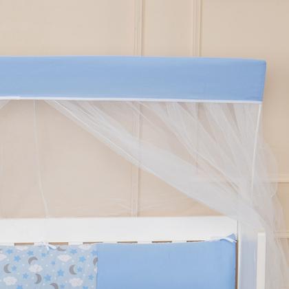 Imagem de Kit Berço Menina Menino Protetor Trança Com Saia 6 Peças