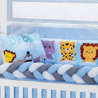 Imagem de Kit Berço Protetor Safari Americano E Nacional 10 Peças