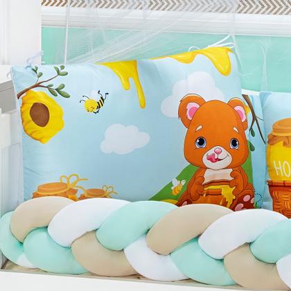 Imagem de Kit Berço Protetor Safari Americano E Nacional 10 Peças