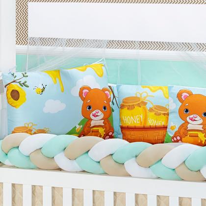 Imagem de Kit Berço Protetor Safari Americano E Nacional 10 Peças