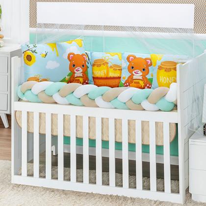 Imagem de Kit Berço Protetor Safari Americano E Nacional 10 Peças