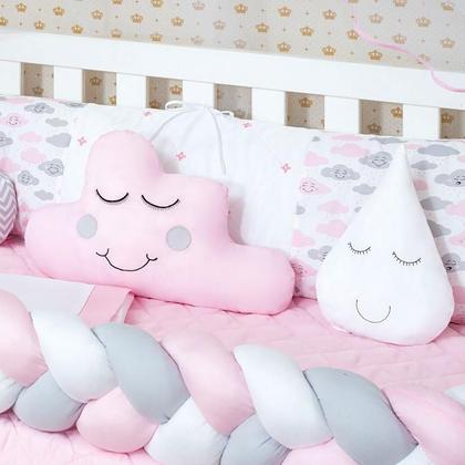 Imagem de Kit Berço Rosa 11 Peças - Completo e Aconchegante