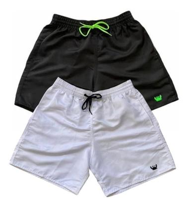 Imagem de Kit Bermudas Masculinas 2 Shorts Tactel Mauricinho