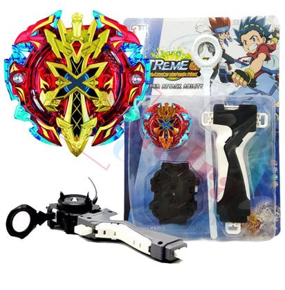 Imagem de Kit Beyblade Burst Com Lançador Promo Barato Resistente