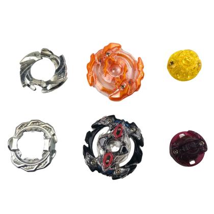 Imagem de Kit Beyblade Tornado Gyro Combat com 2 Pião de Batalha Lançador Infantil
