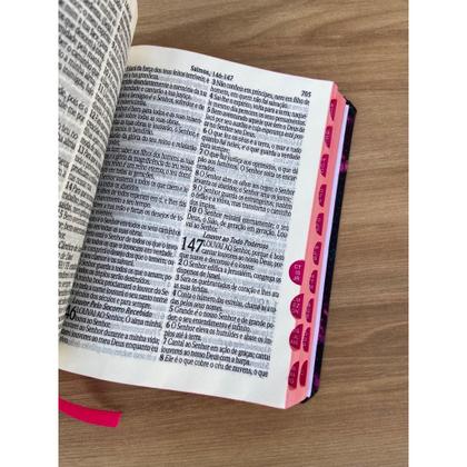 Imagem de KIT Bíblia Grande e Biblia Pequena Leão dalila  Evangélica Com Harpa e corinhos e Índice Capas exclusivas