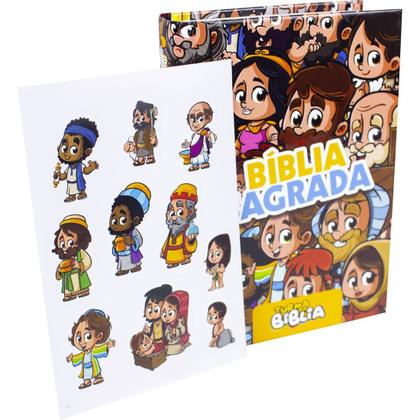 Imagem de KIT BÍBLIA SAGRADA TURMA DA BÍBLIA NTLH e BÍBLIA EM QUADRINHOS para crianças e adolescentes