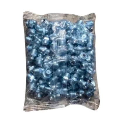 Imagem de Kit Bico Graxeira Engraxadeira Reta 6mm Uso Geral - 10 Uni