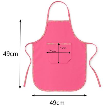 Imagem de Kit Big Cozinha Infantil Rosa Educativa Completa com Avental Chef