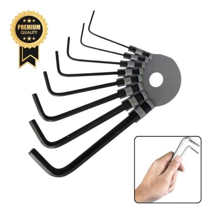 Imagem de Kit Bike Jogo Chaves Allen L Hexagonais 8 Peças 1,5 A 8mm