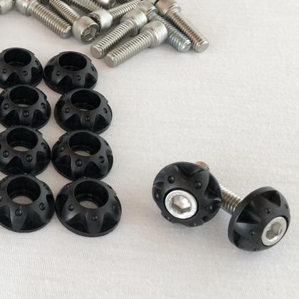 Imagem de Kit Billet Black De Acabamento Cofre Paralama Ford Maverick