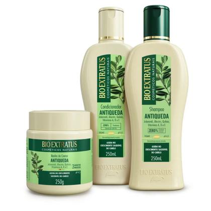 Imagem de Kit Bio Extratus Antiqueda Jaborandi Shampoo, Condicionador e Banho de Creme