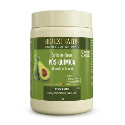 Imagem de Kit Bio Extratus Pós Quimica Shampoo + Banho De Creme 1L/Kg