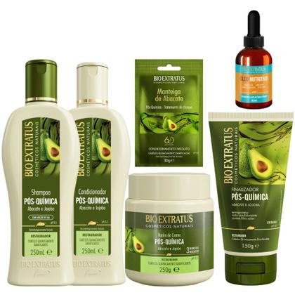 Imagem de Kit Bio Extratus Pós-Química Trat. Intensivo 3 Min Mágicos