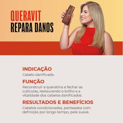 Imagem de Kit Bio Extratus Queravit Shampoo Condicionador Finalizador