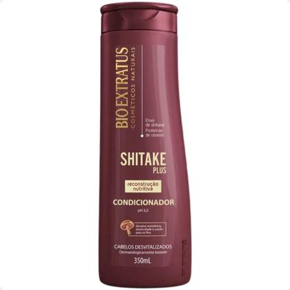 Imagem de Kit Bio Extratus Shitake Plus Sh 350ml + Cond 350ml + Másc 250g + Elixir 100ml