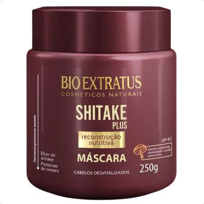 Imagem de Kit Bio Extratus Shitake Plus Sh 350ml + Cond 350ml + Másc 250g + Elixir 100ml