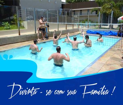 Imagem de Kit Biribol Volei de Piscina com Bola + Tubos + Rede 3 M